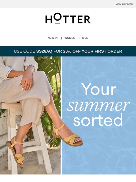 NEW IN for summer!