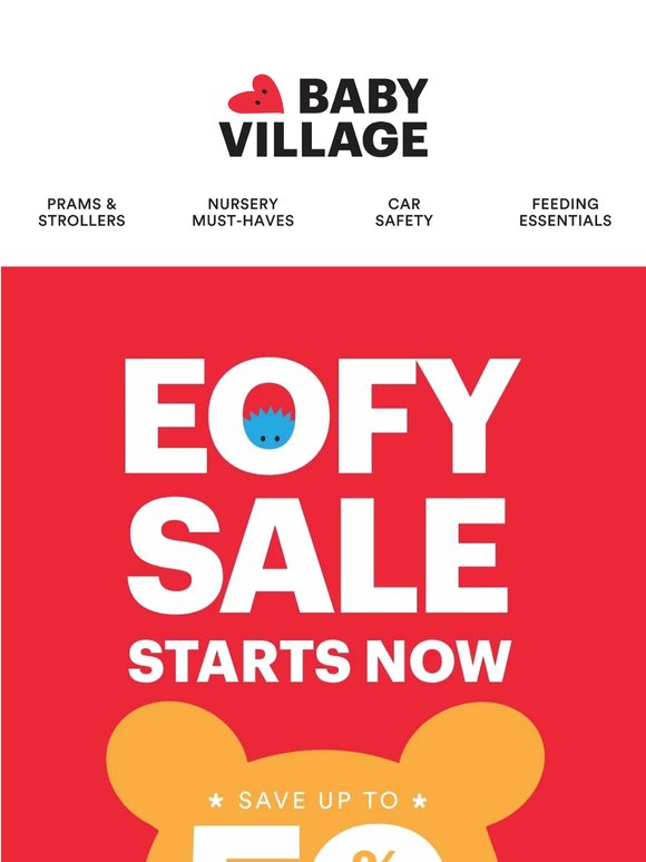 The Baby Village EOFY Sale Has Arrived 🤩