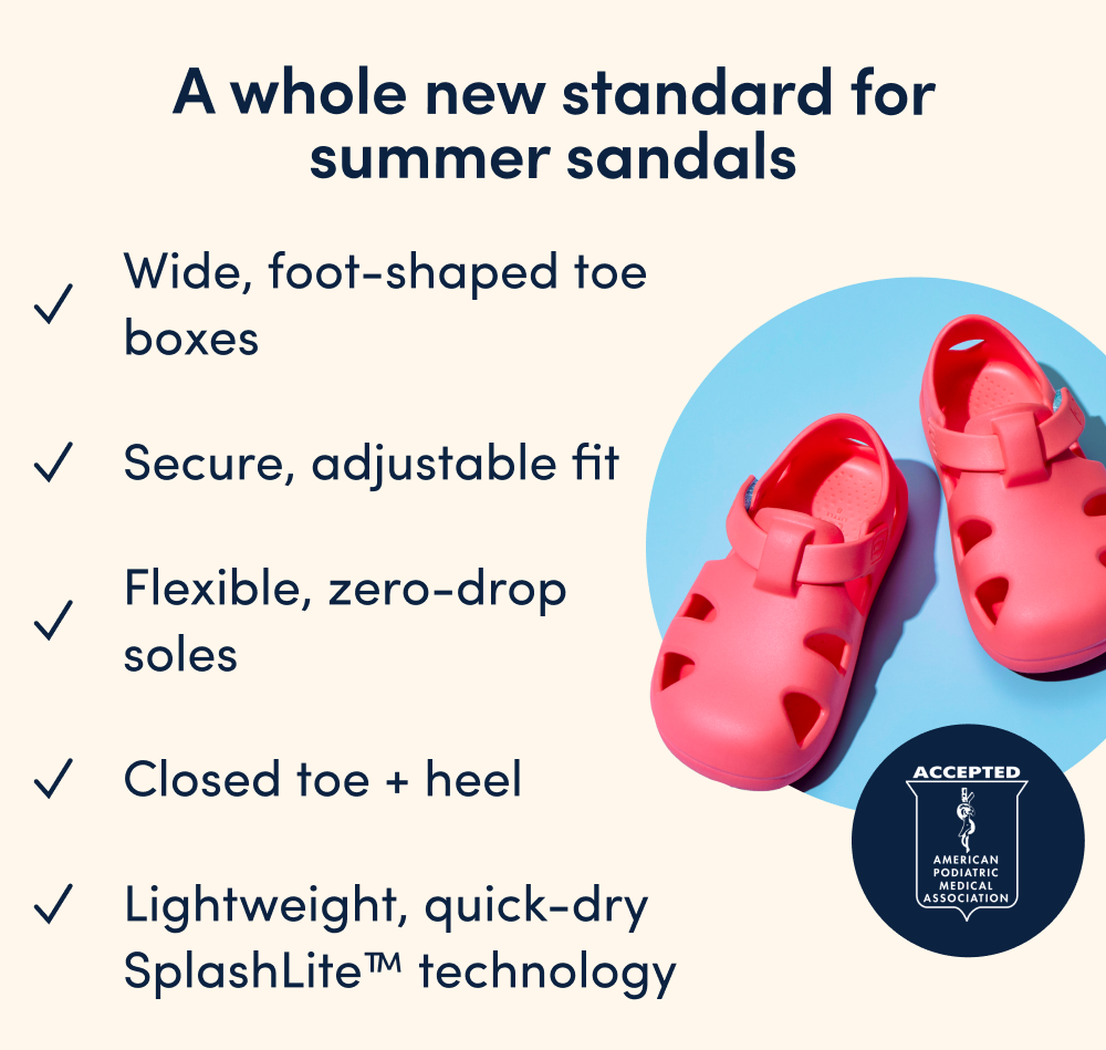 A whole new standard for summer sandals