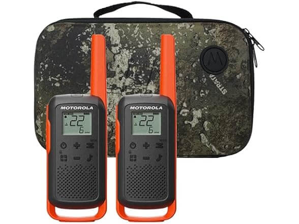 2-PACK Motorola T275 Talkabout 2-Way Radios 25-Mile Range
