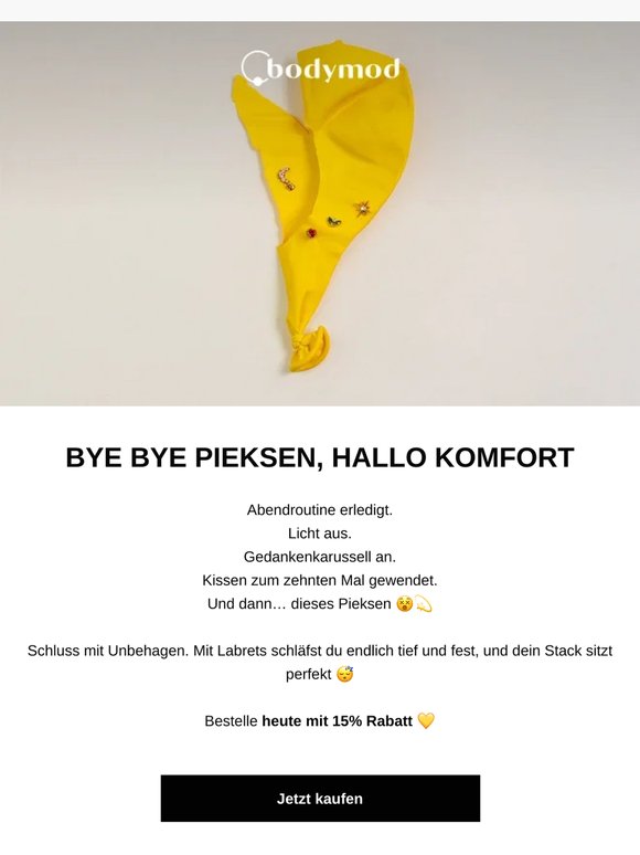 Immer noch Schlafprobleme wegen deiner Ohrringe, ? Wir müssen mal reden 😘