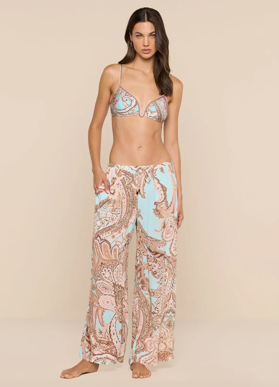Image of  Geraldine Pant - Traditional Paisley