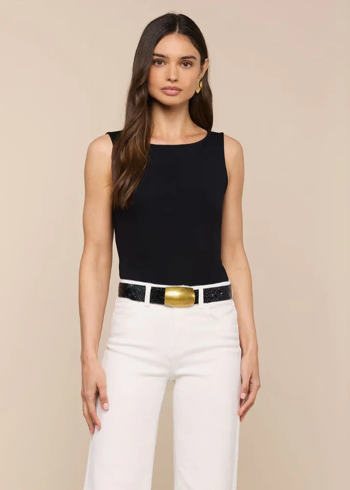 Image of  Riza Boatneck Bodysuit - Black