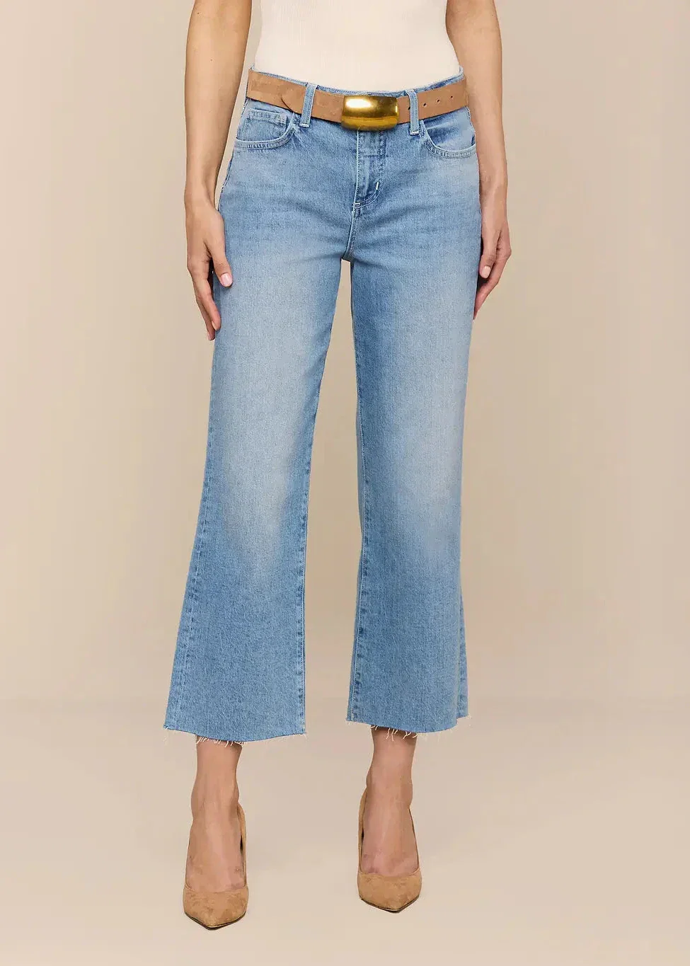 Image of  Wanda Cropped Wide-Leg Jean - Granova