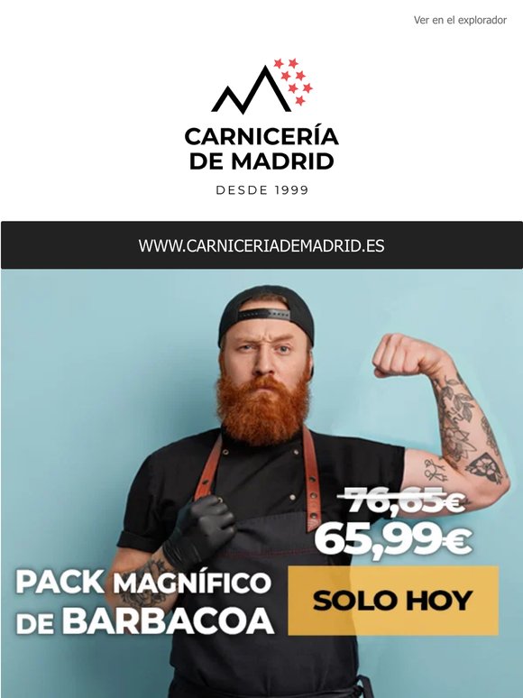 Nuestro PACK BARBACOA es MAGNÍFICO 🥩💪