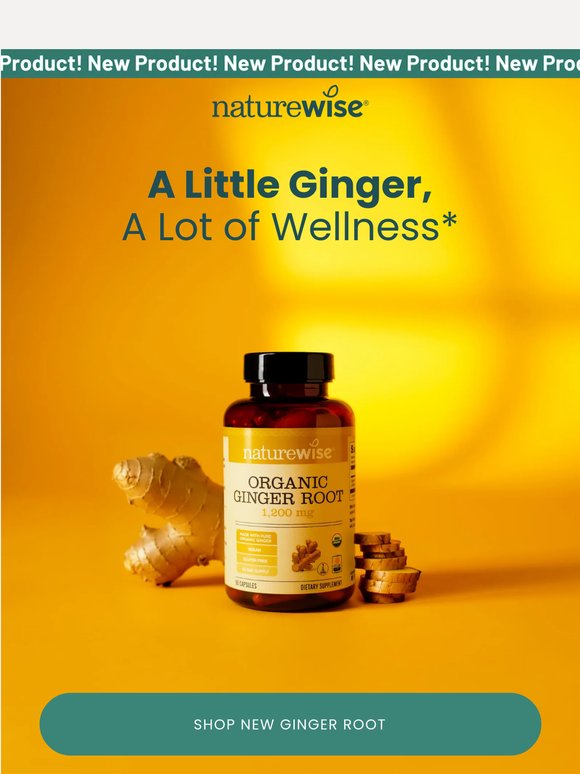 Wellness Support with a Ginger Boost*