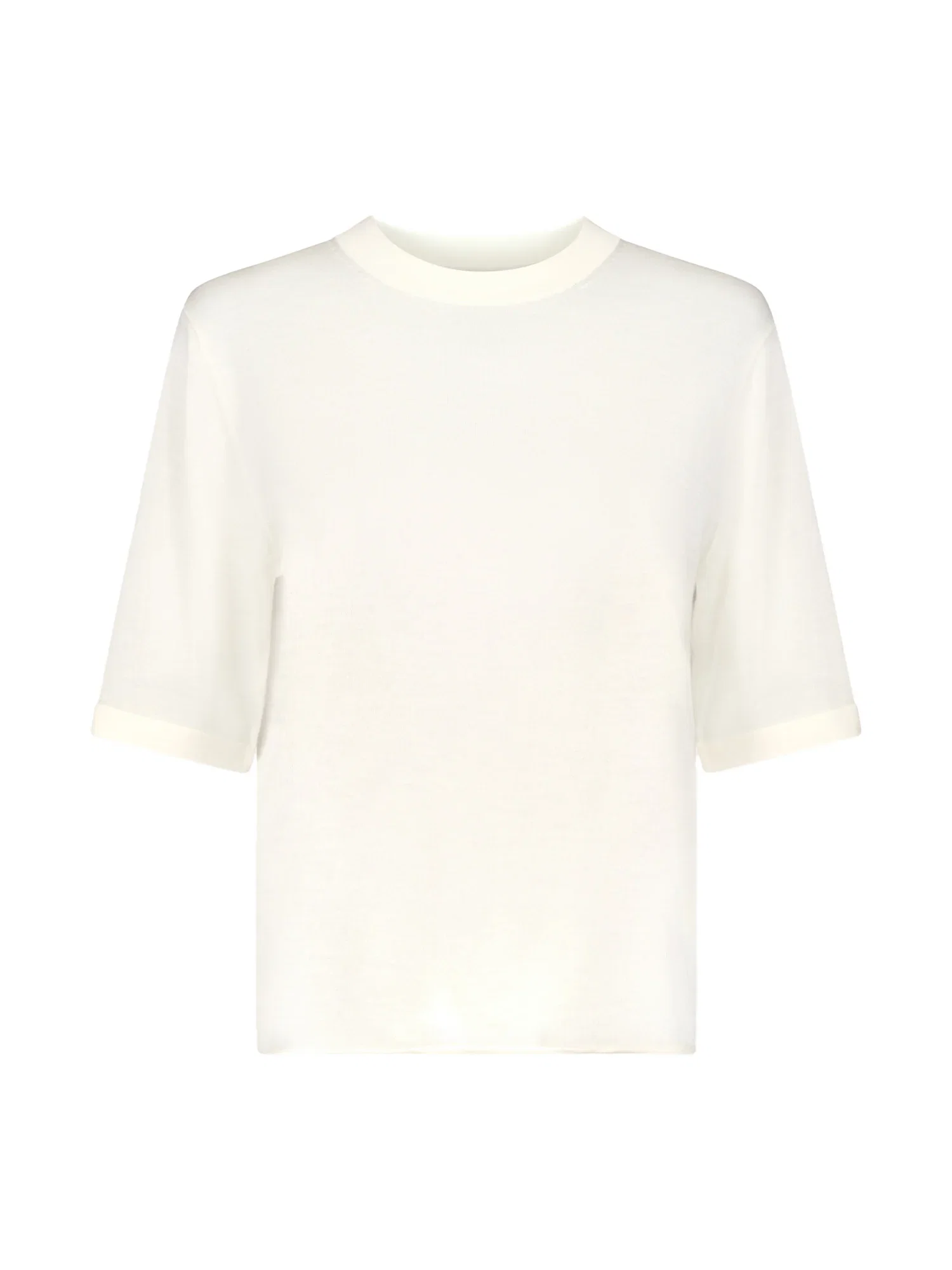 Image of Nala Short-Sleeve Fluid Cashmere Top