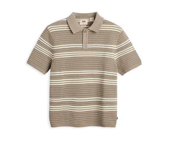 BROWN POLO STRIPED