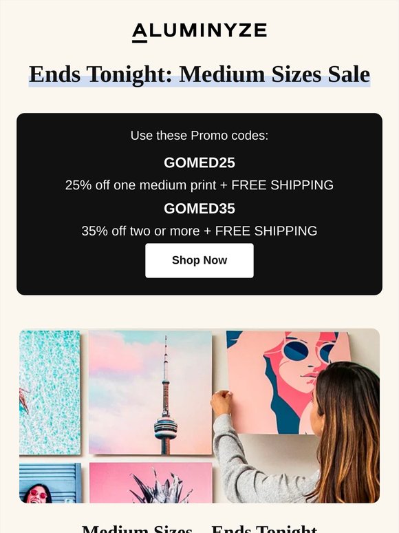 🔥 EXTENDED: 35% OFF Premium Metal Prints 🔥