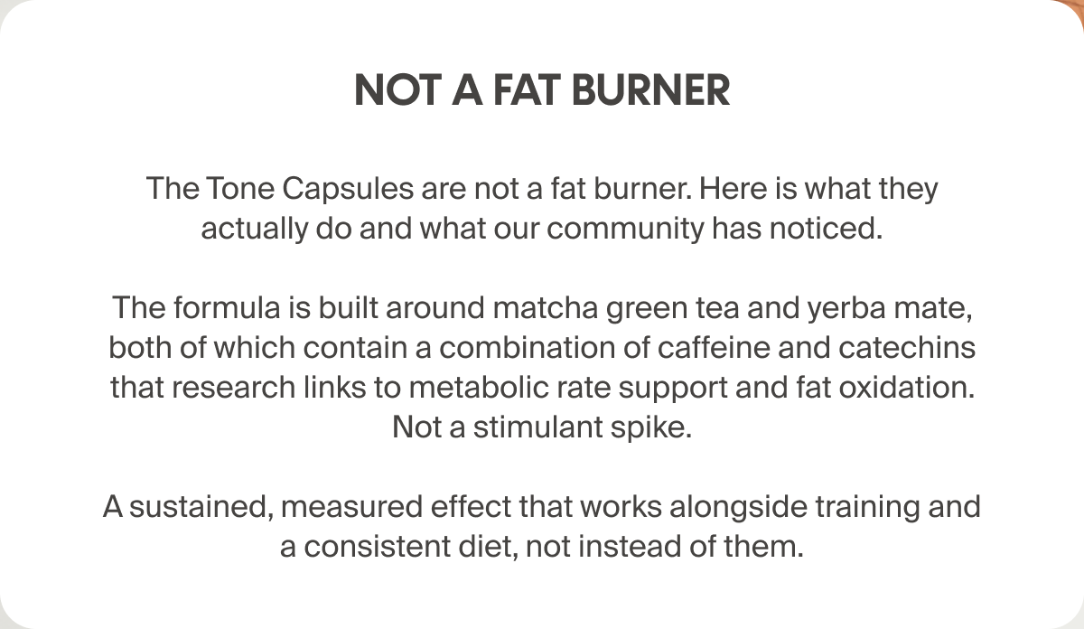 Not a fat burner