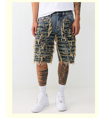 SHOP BOBBY DESTROYED FLAP SHORT