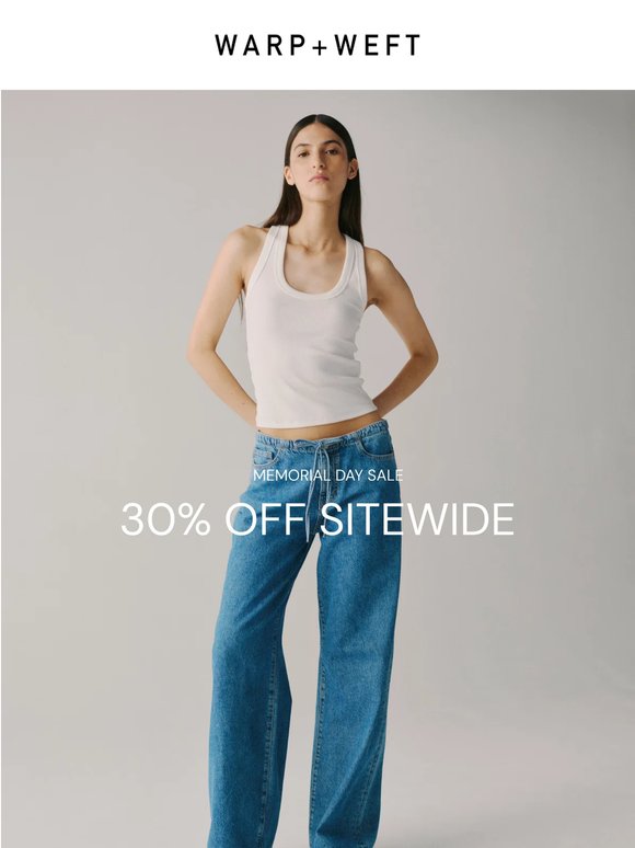 FINAL HOURS — 30% Off Everything Ends Tonight