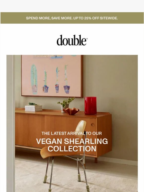 Our Newest Vegan Shearling Rug Is Here.