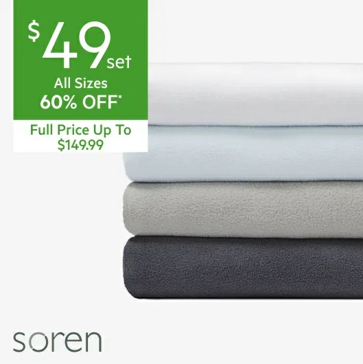 Soren Polar Fleece Sheet Set
