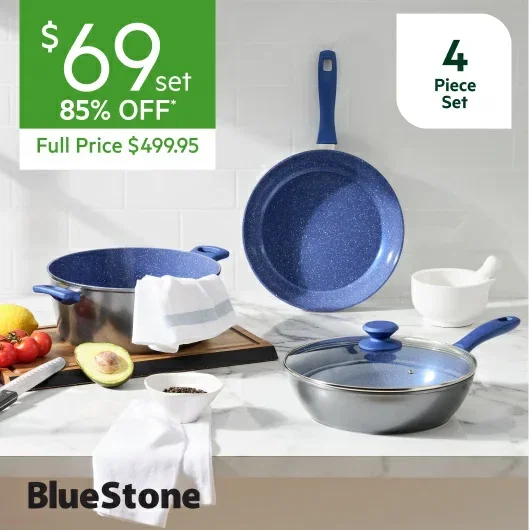 Bluestone Plus 4pc Cookset