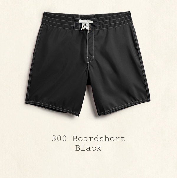 300 Boardshort - Black