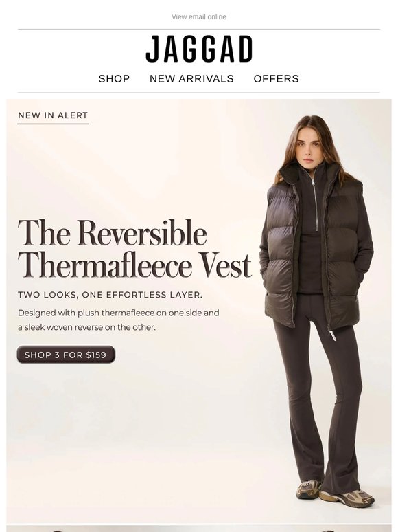 NEW IN: The Reversible Thermafleece Vest 3 for $159