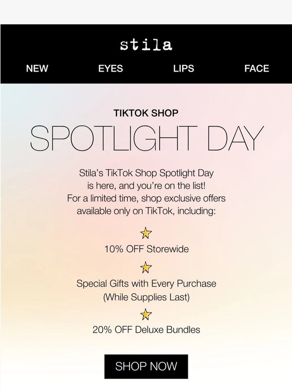 You’re Invited: TikTok Shop Spotlight Day ✨