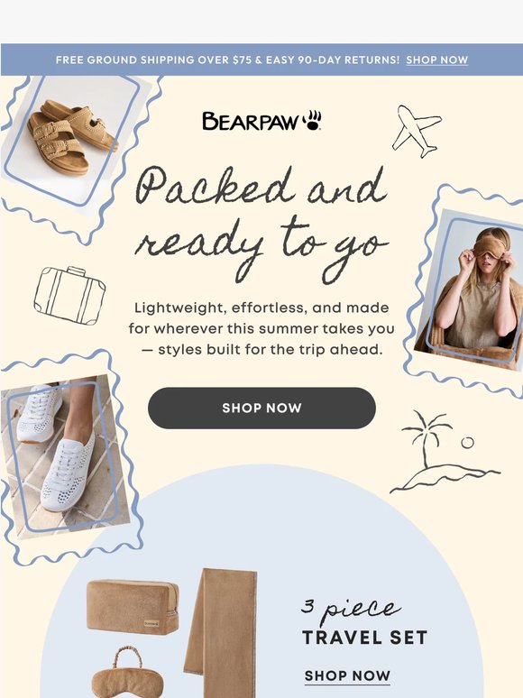 Pack once. Wear everywhere.🌴✈️