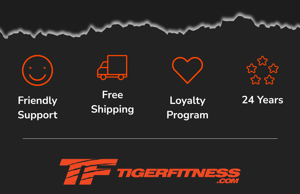 Friendly support, free shipping, loyalty program, 24 years.