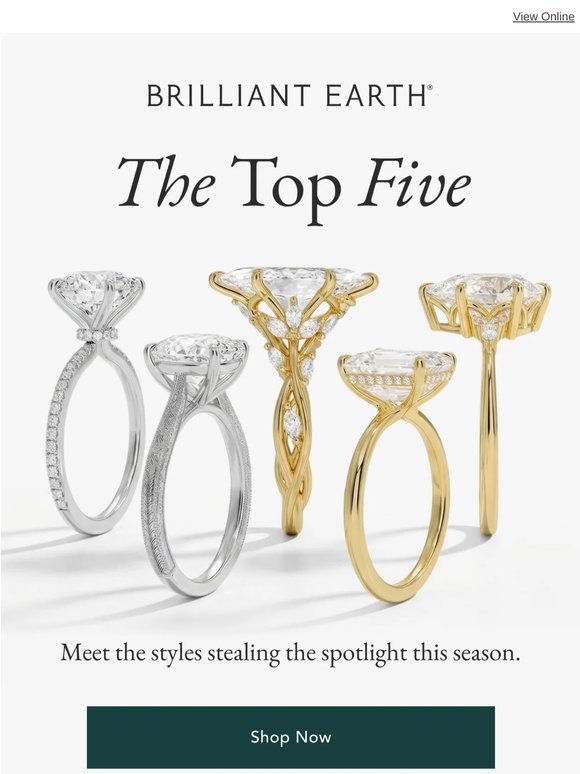 Our TOP 5 engagement rings