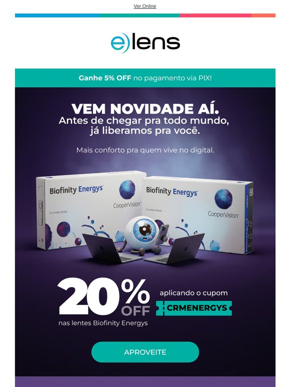 Essa novidade chegou primeiro neste e-mail!
