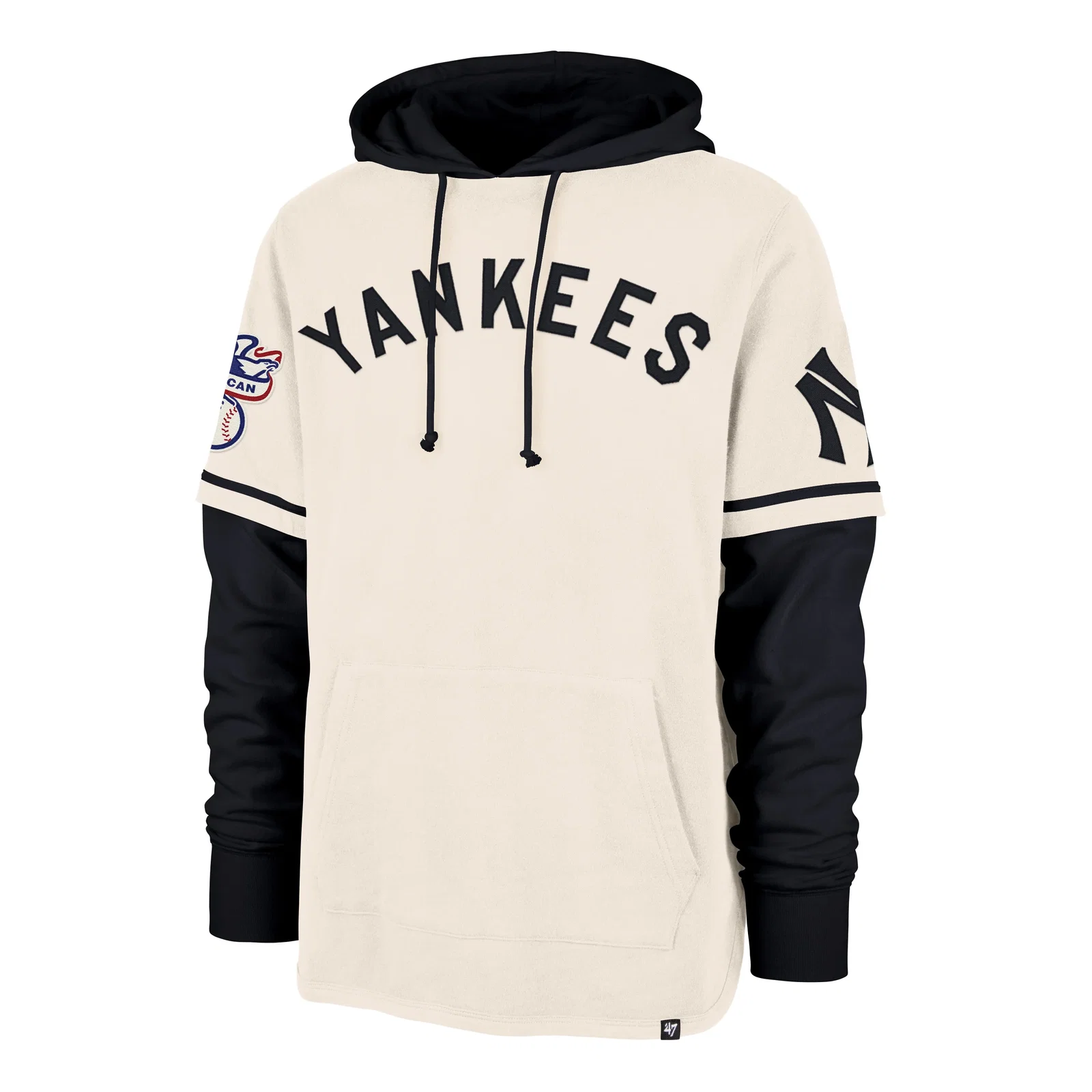 Image of NEW YORK YANKEES COOPERSTOWN TRIFECTA '47 SHORTSTOP PULLOVER