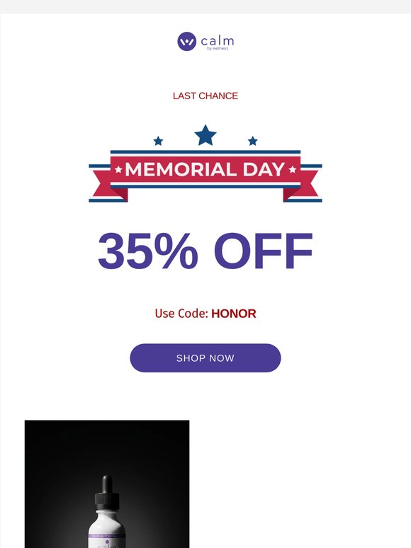 Final Call: 35% OFF Ends Tonight