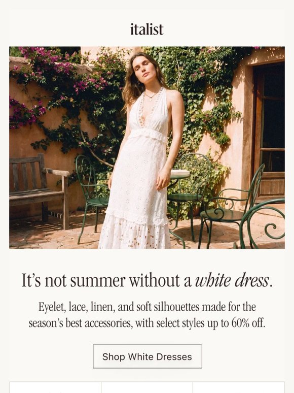 Forecast: White Dress Weather