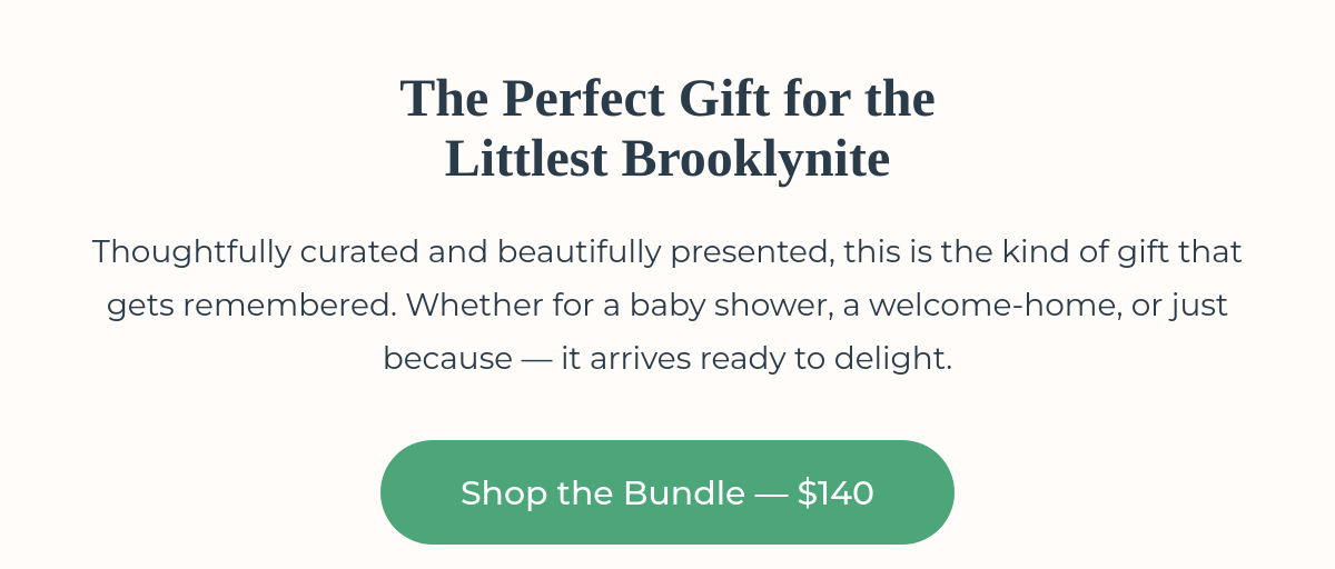 Gift for the littlest Brooklynite - shop the bundle before it's gone
