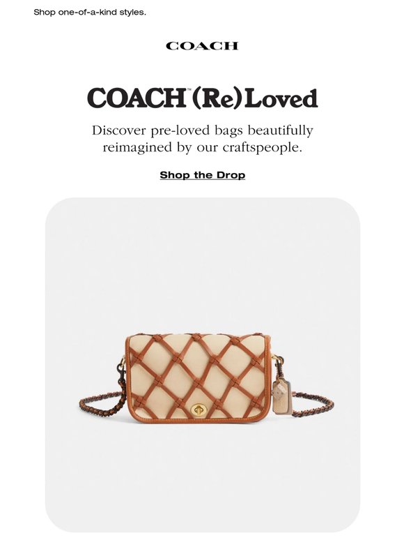 Inside: all-new Coach (Re)Loved. ❤️