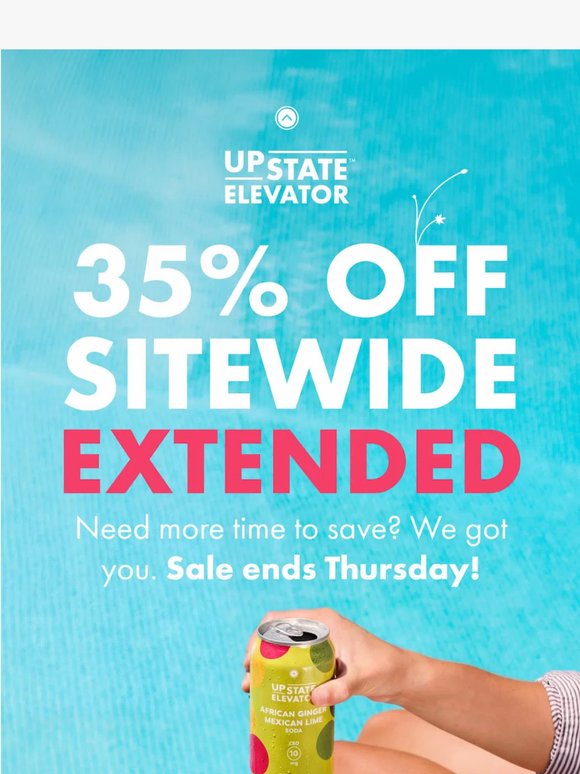 35% Off Extended 🎉
