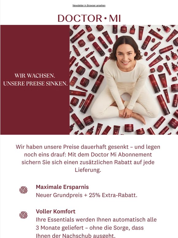 Unsere neuen Preise im Abo.
