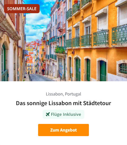 Das sonnige Lissabon mit Städtetour