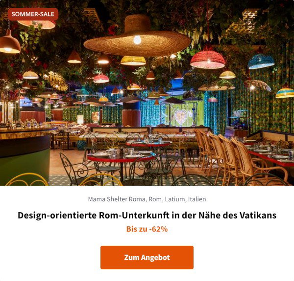 Design-orientierte Rom-Unterkunft in der Nähe des Vatikans