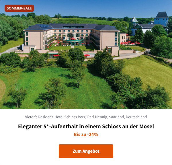 Eleganter 5*-Aufenthalt in einem Schloss an der Mosel