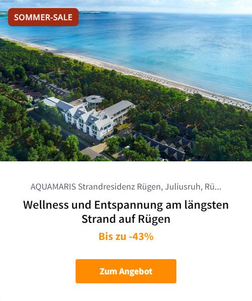 Wellness und Entspannung am längsten Strand auf Rügen