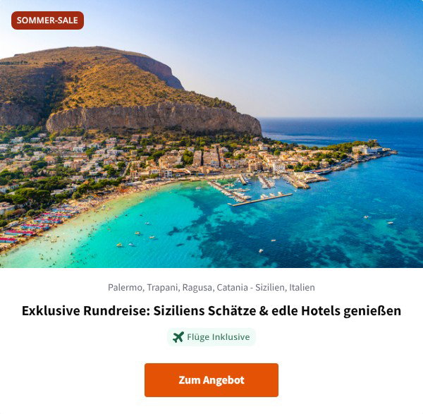 Exklusive Rundreise: Siziliens Schätze & edle Hotels genießen