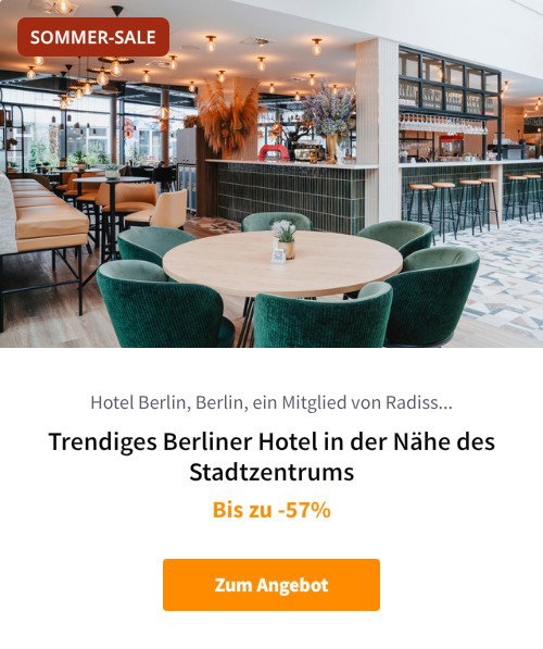 Trendiges Berliner Hotel in der Nähe des Stadtzentrums