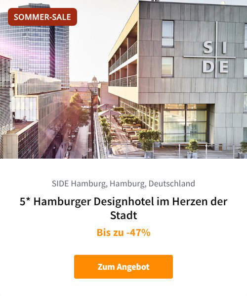 5* Hamburger Designhotel im Herzen der Stadt