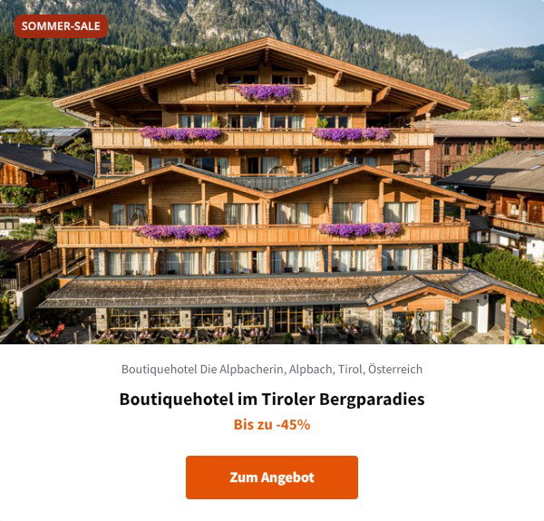 Boutiquehotel im Tiroler Bergparadies