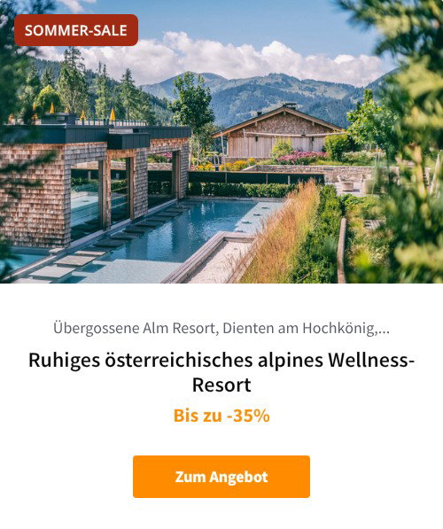 Ruhiges österreichisches alpines Wellness-Resort