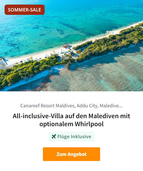 All-inclusive-Villa auf den Malediven mit optionalem Whirlpool