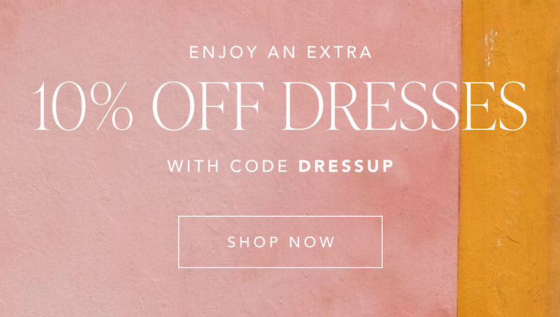 10% Off Dresses