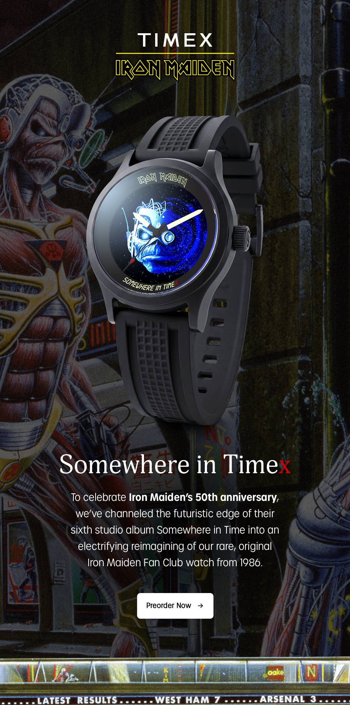 Preorder Now (Iron Maiden) - Timex