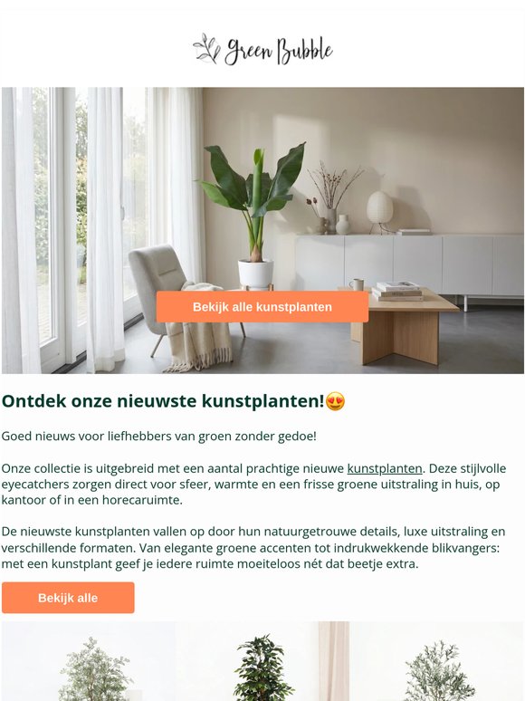 Plant alert: Onze nieuwe kunstplanten😍