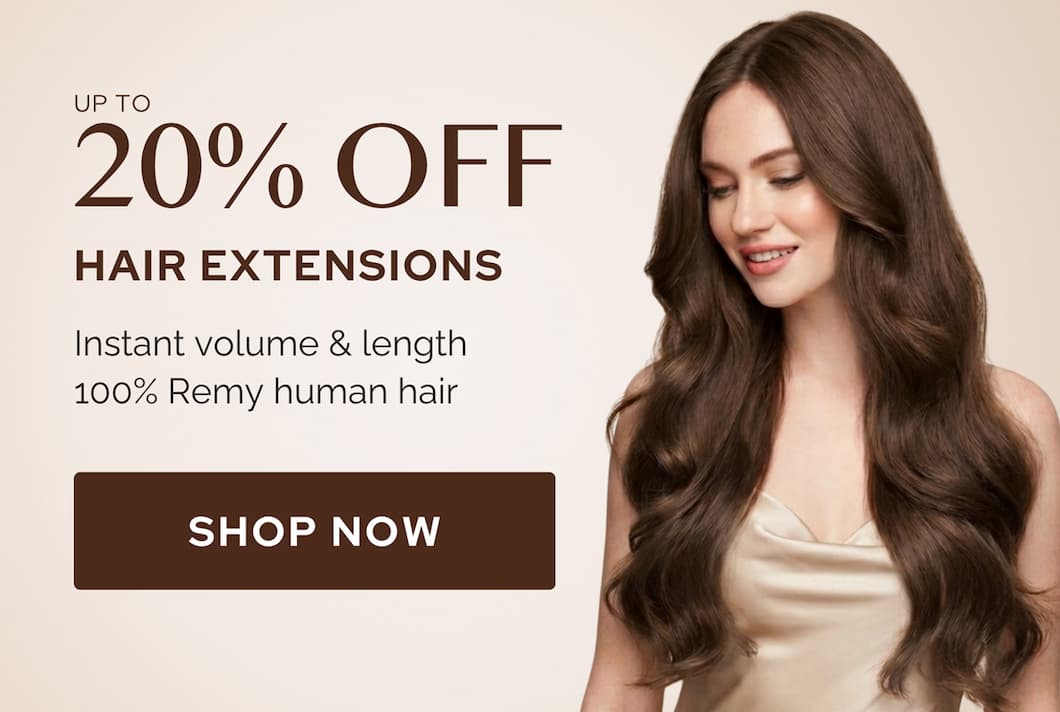Clip in hair extensions