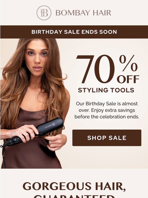 Your 70% Off is going away...