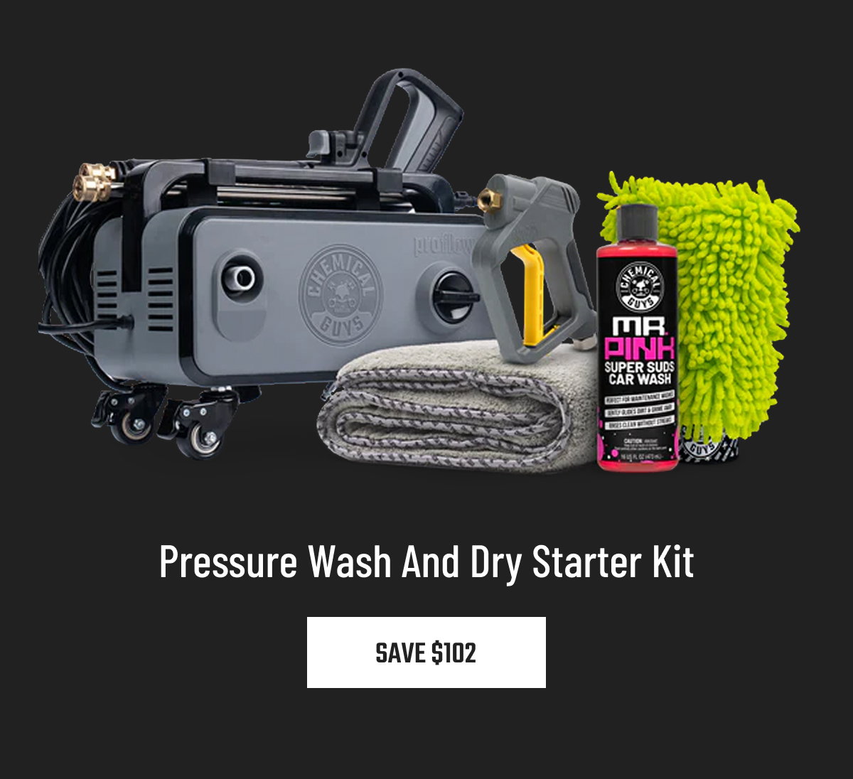 Pressure Wash and Dry Starter Kit