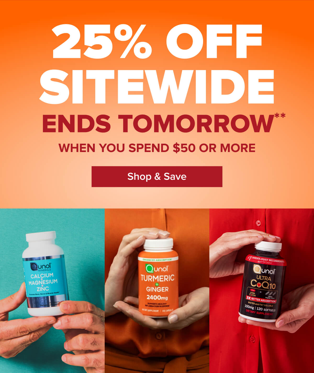 25% Off Sitewide Ends Tomorrow